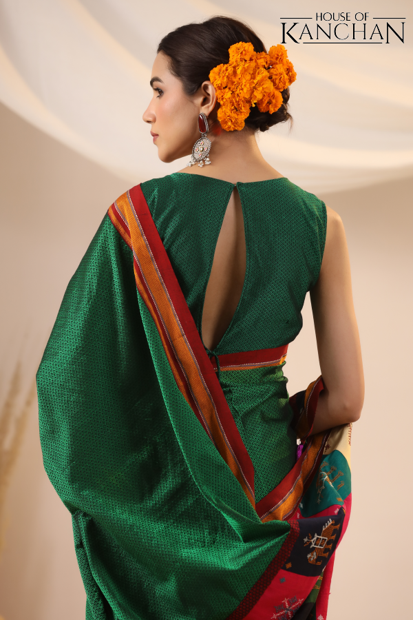 Green Khan Saree