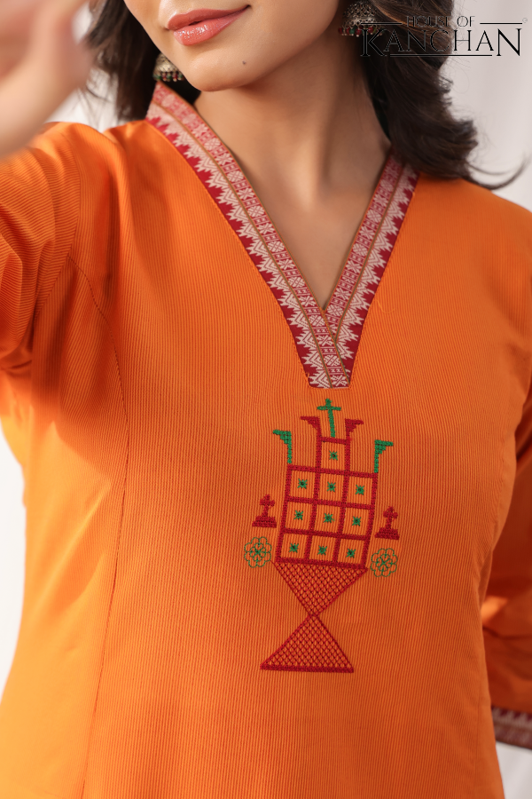 Radha A-line slit kurta