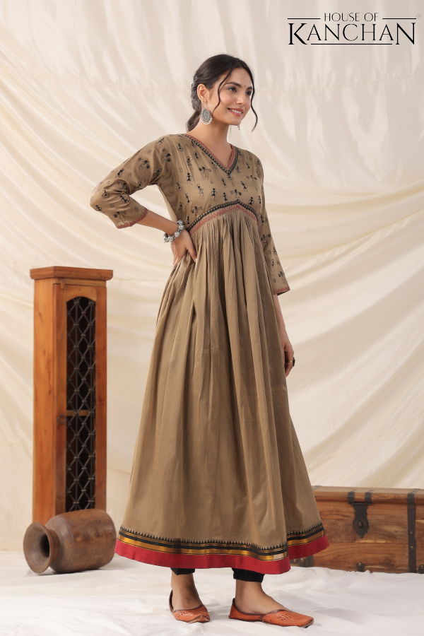 Divya anarkali alia cut kurta