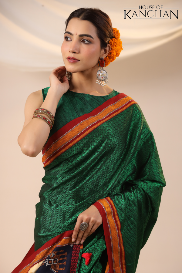 Green Khan Saree