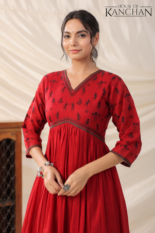 Kavana Anarkali Alia Cut Kurta