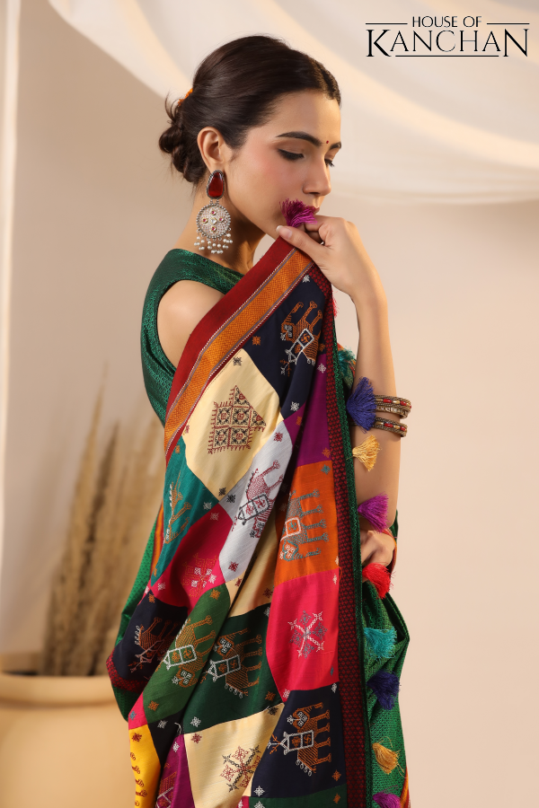 Green Khan Saree