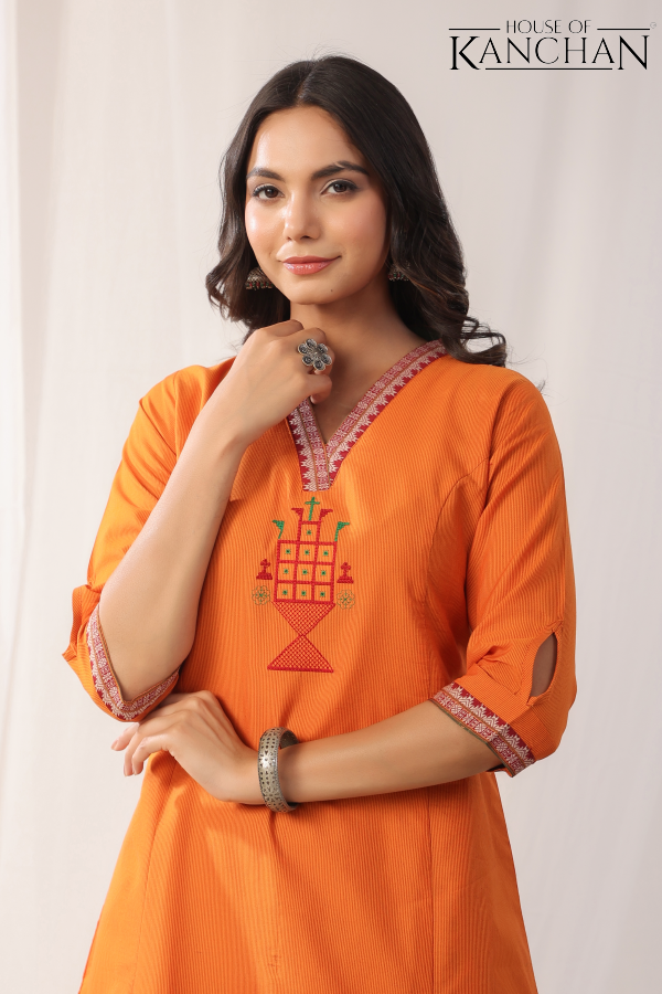 Radha A-line slit kurta