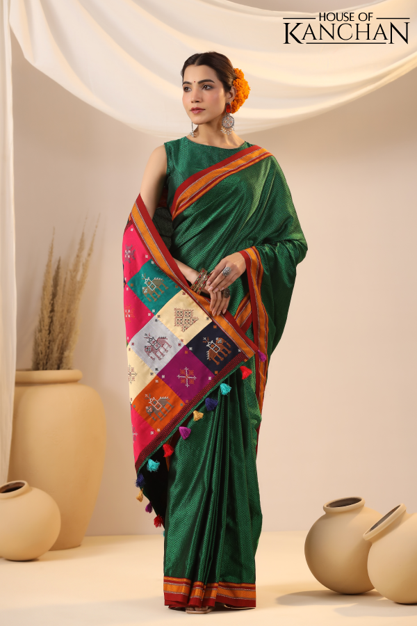 Green Khan Saree