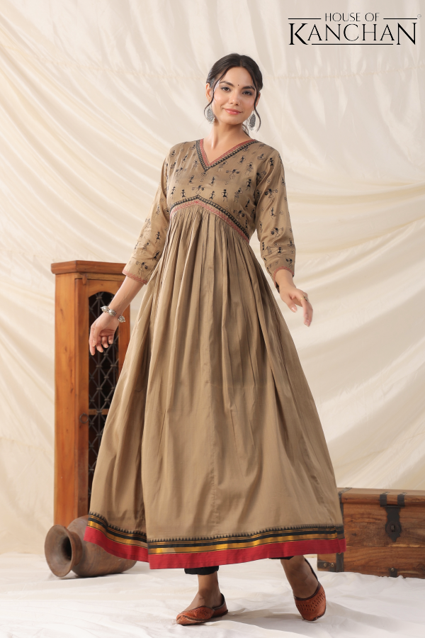 Divya anarkali alia cut kurta