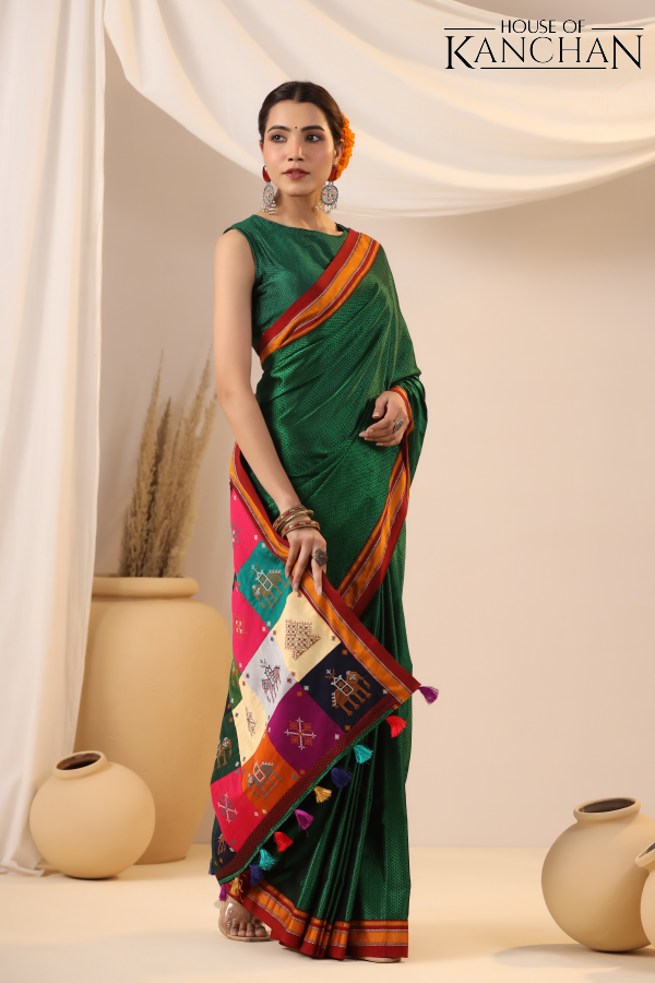 Green Khan Saree