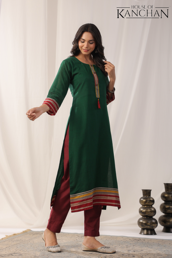 Navya A-line slit kurta