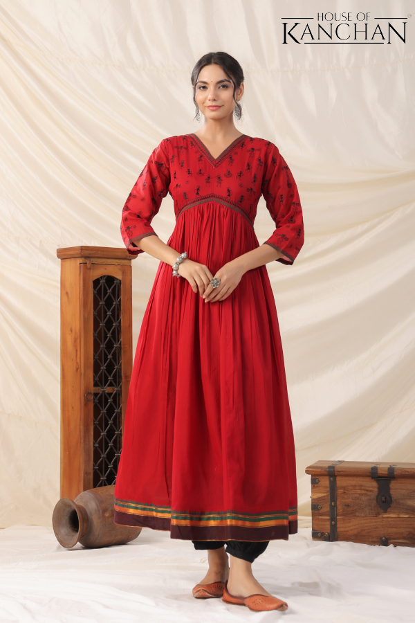 Kavana Anarkali Alia Cut Kurta