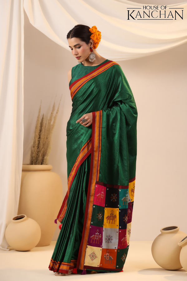 Green Khan Saree