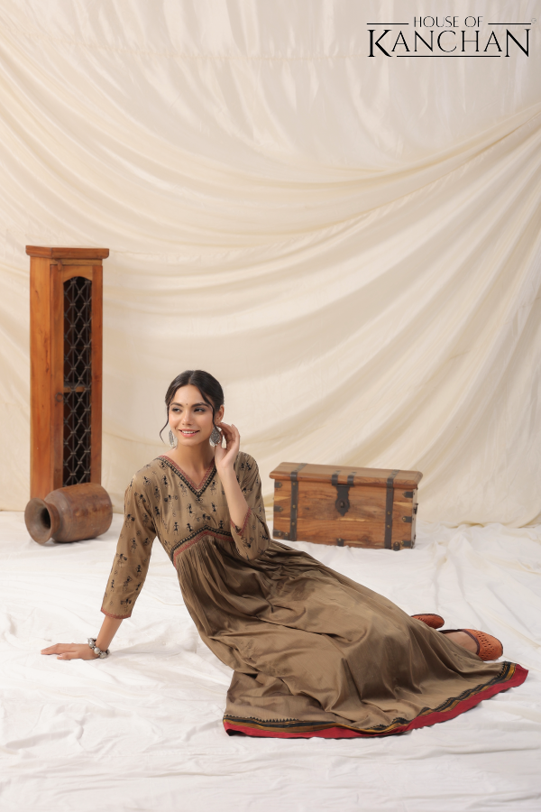 Divya anarkali alia cut kurta