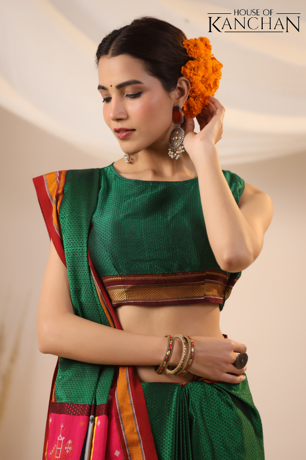 Green Khan Saree