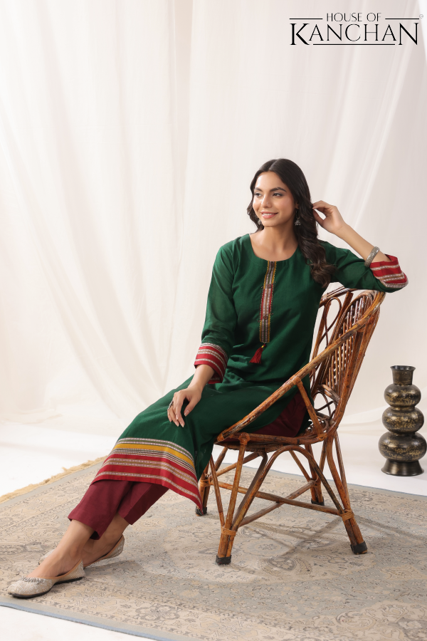 Navya A-line slit kurta